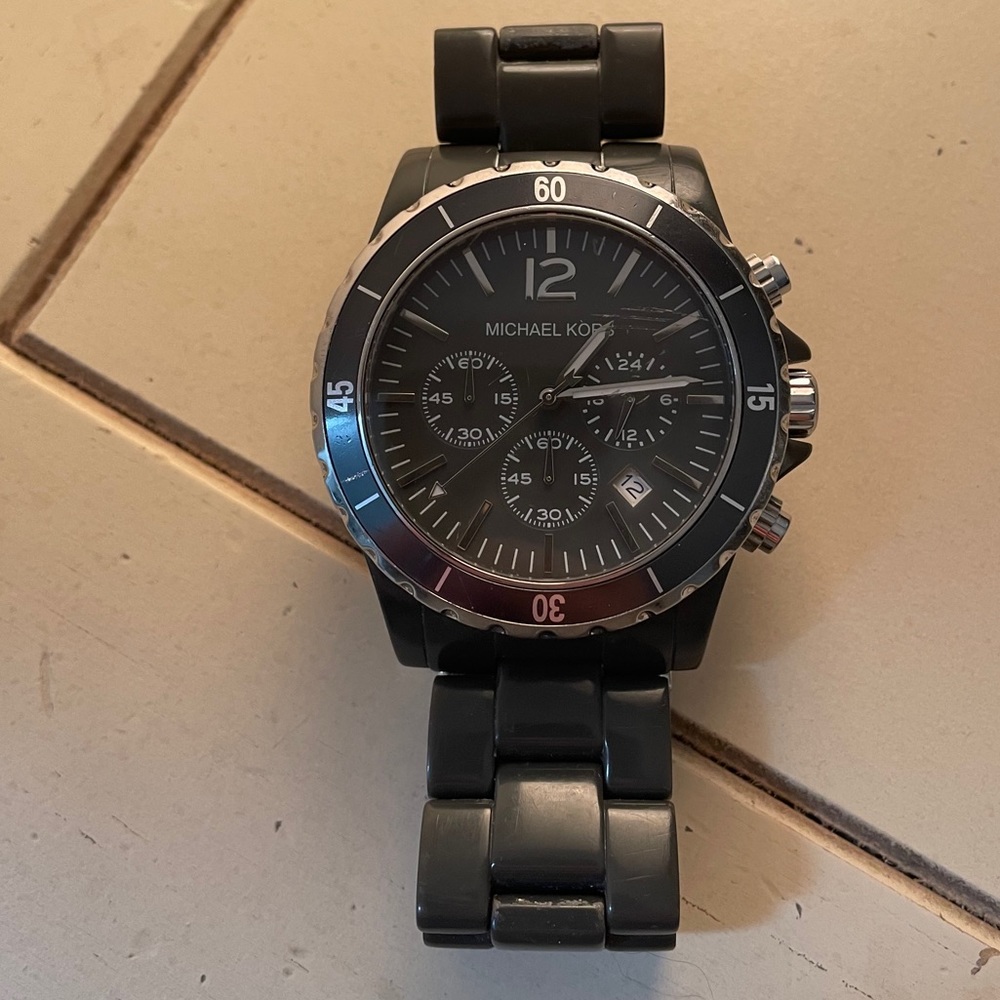 Michael Kors grey sport watch